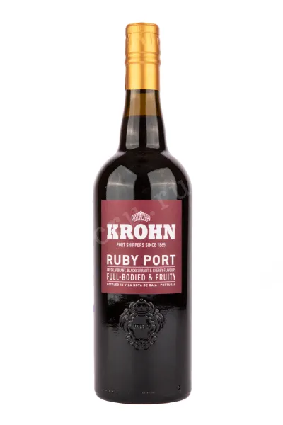 Портвейн Krohn Ruby 2017 0.75 л