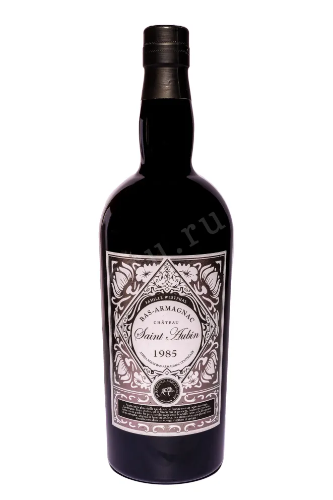 Бутылка Saint Aubin Bas-Armagnac in tube 1985 0.7 л