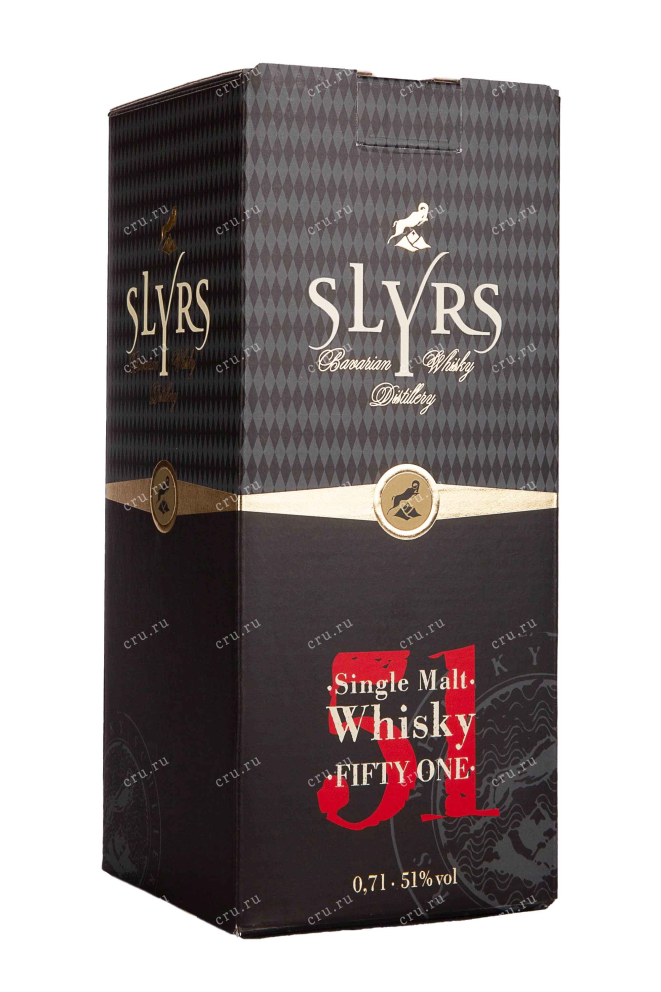 Подарочная коробка Slyrs Fifty One in gift box 0.7 л