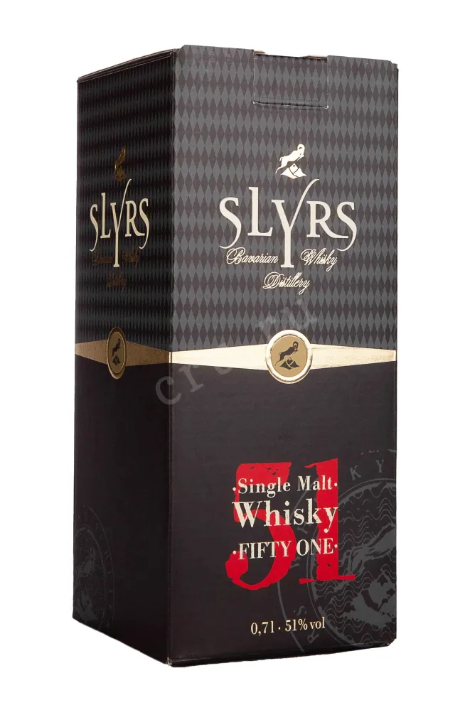 Подарочная коробка Slyrs Fifty One in gift box 0.7 л