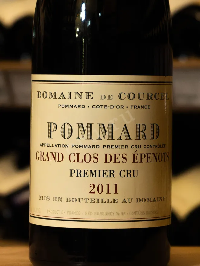 В магазине Крю Профи Domaine de Courcel Pommard Premier Cru Grand Clos des Epenots AOC 2011 0.75 л