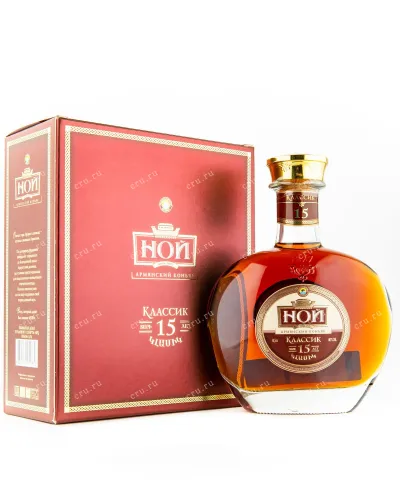 Коньяк Ной Классик 15 лет   0.5 л