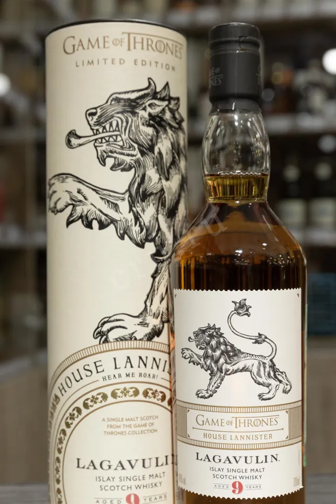 В магазине Крю Профи Lagavulin 9 years Game of Thrones House Lannister in tube 0.7 л