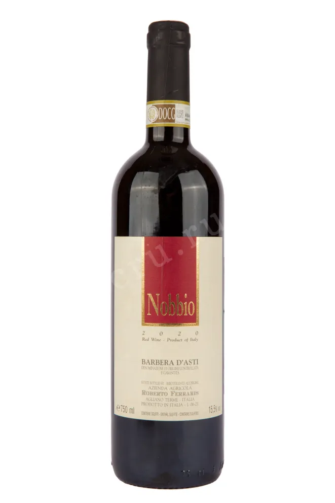 Вино Roberto Ferraris Nobbio Barbera d'Asti DOCG 2020 0.75 л