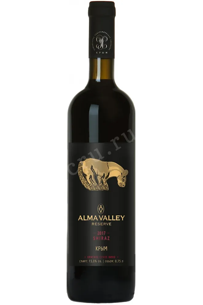 Вино Алма Велли Шираз Резерв 2017 0.75 л
