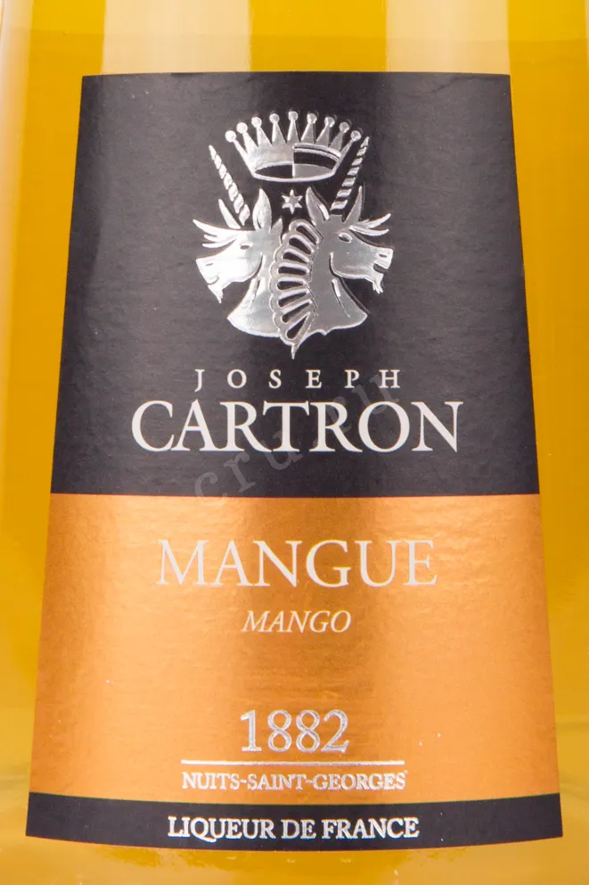 Этикетка ликера Джозеф Картрон Манго 0.7 л