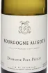 Этикетка Domaine Paul Pillot Bourgogne Aligote AOC 2022 0.75 л