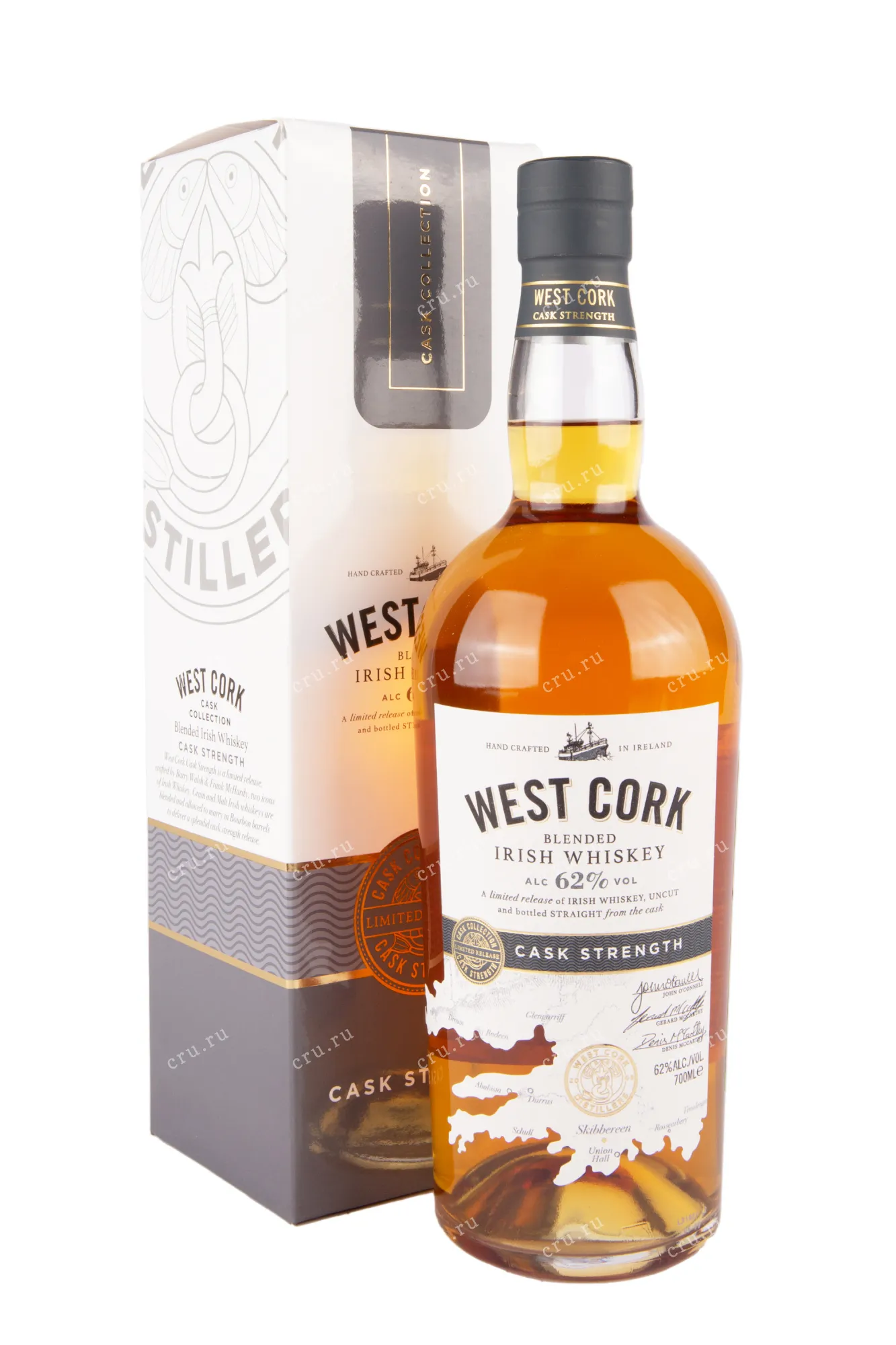 Фото — Виски West Cork Cask Strength in gift box  0.7 л