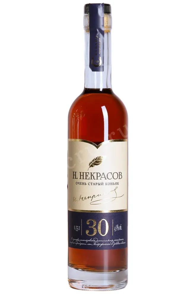Бутылка N. Nekrasov OC 30 years in gift box 0.35 л