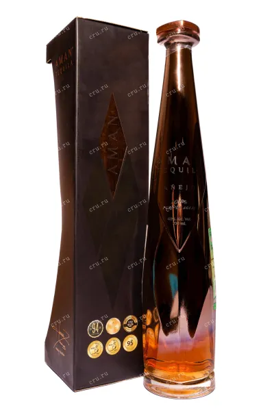 Текила Aman Anejo in gift box  0.7 л
