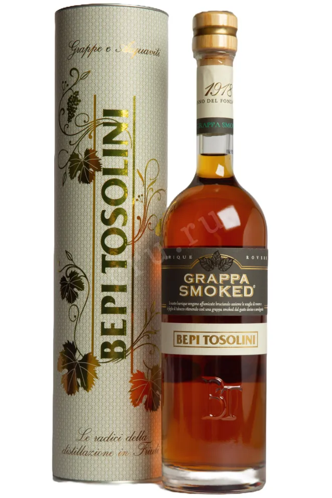 Граппа Bepi Tosolini Smoked Barrique in tube  0.7 л