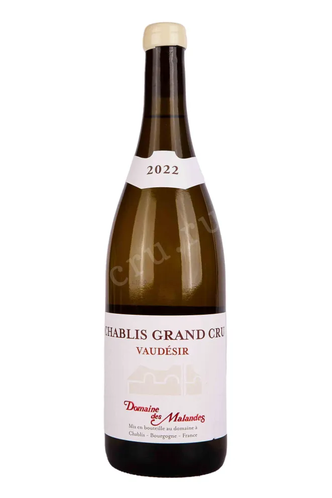Вино Domaine des Malandes Chablis Grand Cru Vaudesir 2018 0.75 л