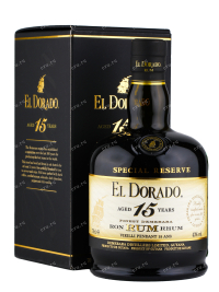 Ром El Dorado 15 years gift box  0.7 л
