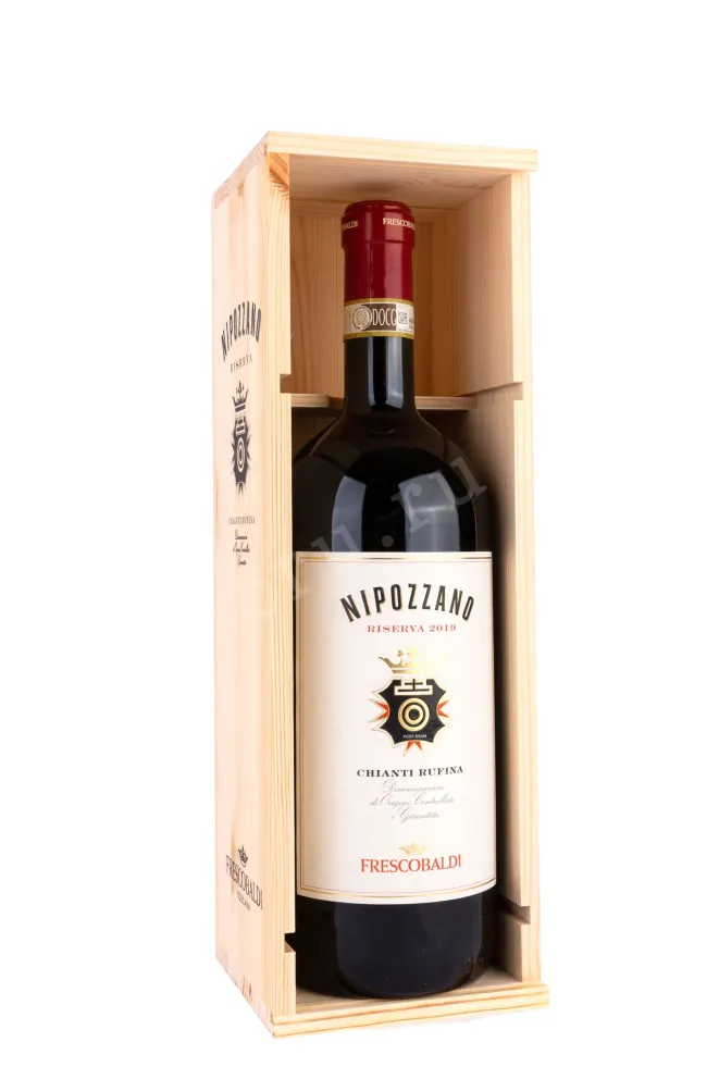 В деревянной коробке Nipozzano Riserva Chianti Rufina wooden box 2019 1.5 л