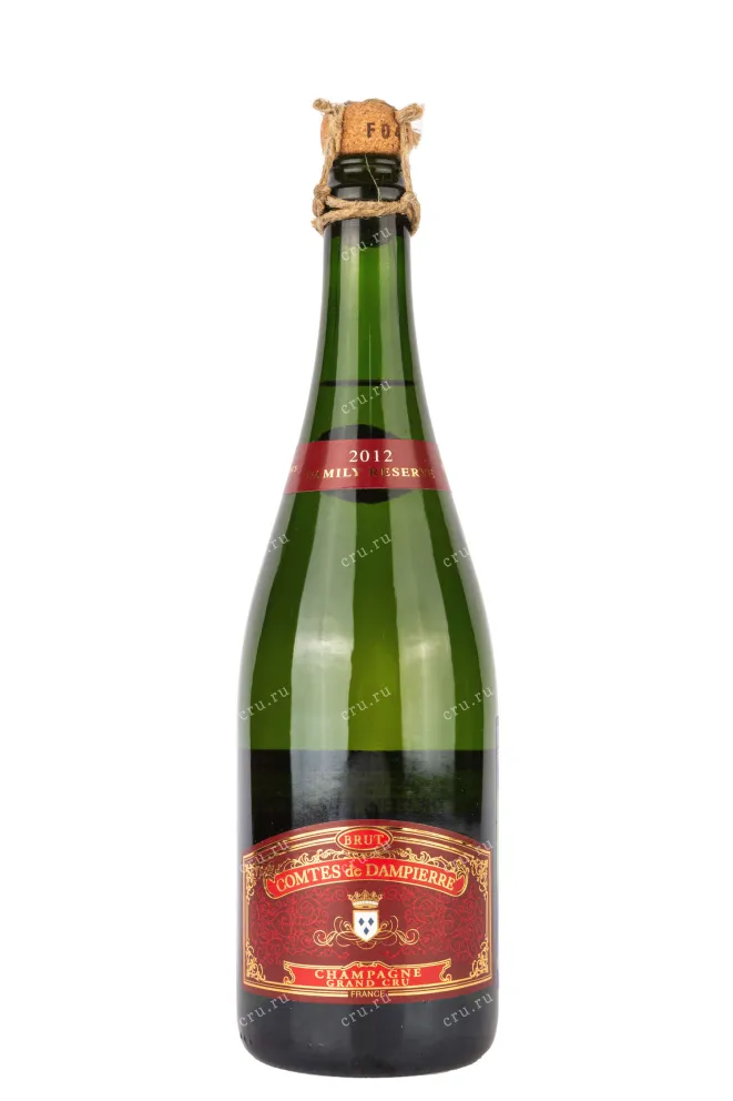 Бутылка Comtes de Dampierre Blanc de Blanc in giftbox 2012 0.75 л