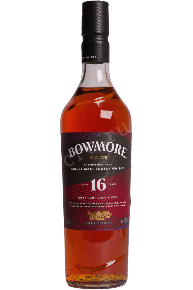 Бутылка Bowmore Ruby Cask Finish 16 years in gift box 0.7 л