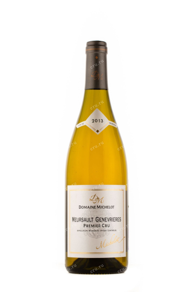 Вино Domaine Michelot Meursault Premier Cru Genevrieres 2013 0.75 л