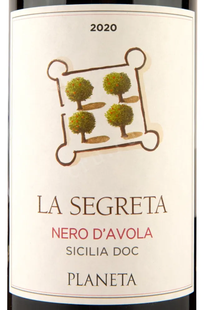 Этикетка Planeta La Segreta Nero d'Avola 0.75 л