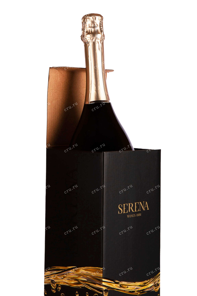 В подарочной коробке Prosecco Treviso Extra Dry Serena 1881 gift box 2021 1.5 л