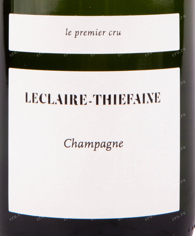 Этикетка игристого вина Leclaire-Thiefaine Le Premier Cru 04-Mayeul 0.75 л