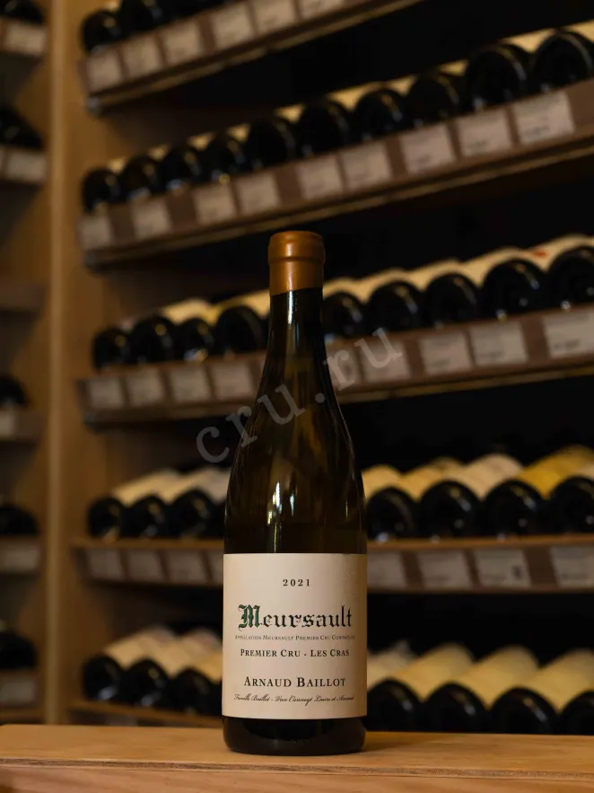 В магазине Крю Профи Arnaud Baillot Meursault Les Cras Premier Cru 2021 0.75 л