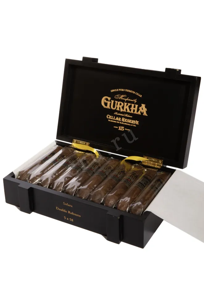 Коробка с сигарами Gurkha Cellar Reserve Solara Duoble Robusto