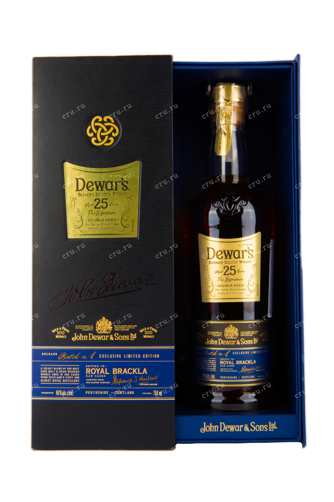 Виски Dewar's Signature gift box  0.75 л