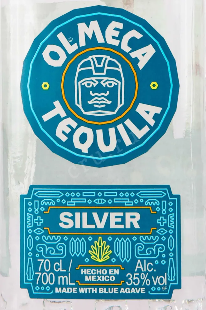 Этикетка Olmeca Silver 0.7 л