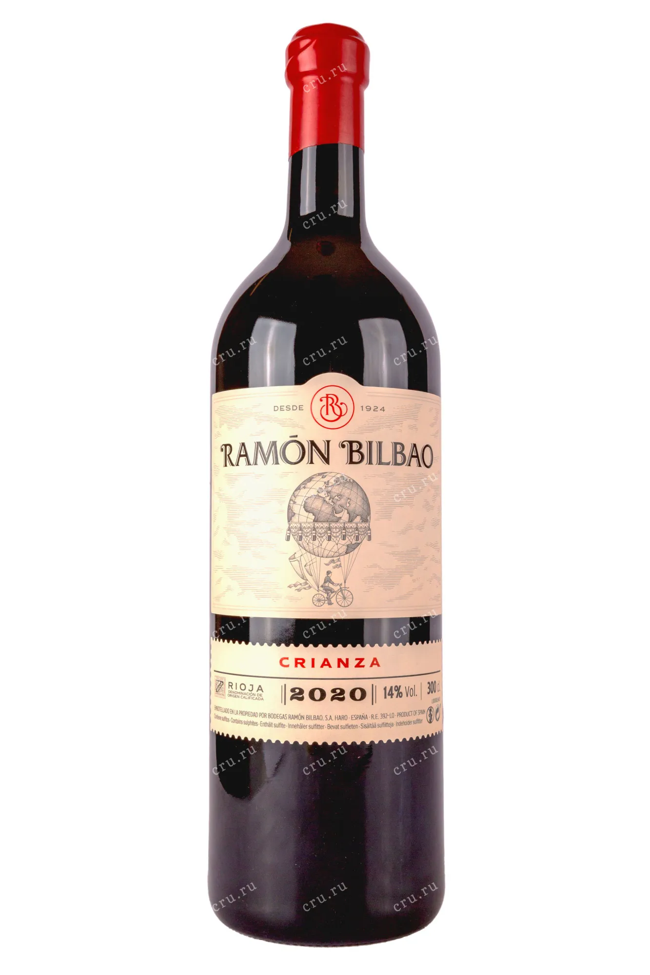 Фото — Вино Ramon Bilbao Crianza 2020 3 л