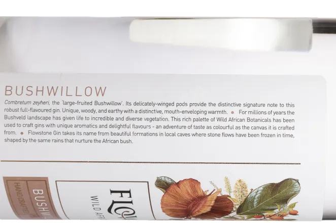 Контрэтикетка Flowstone Bushwillow in gift box 0.75 л