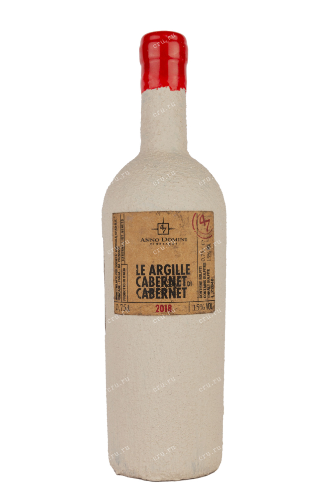 Бутылка Le Argille Cabernet di Cabernet  Anno Domini 47 in gift box 2018 0.75 л
