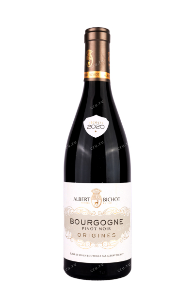 Вино Bourgogne Albert Bichot Origines Pinot Noir 2020 0.75 л
