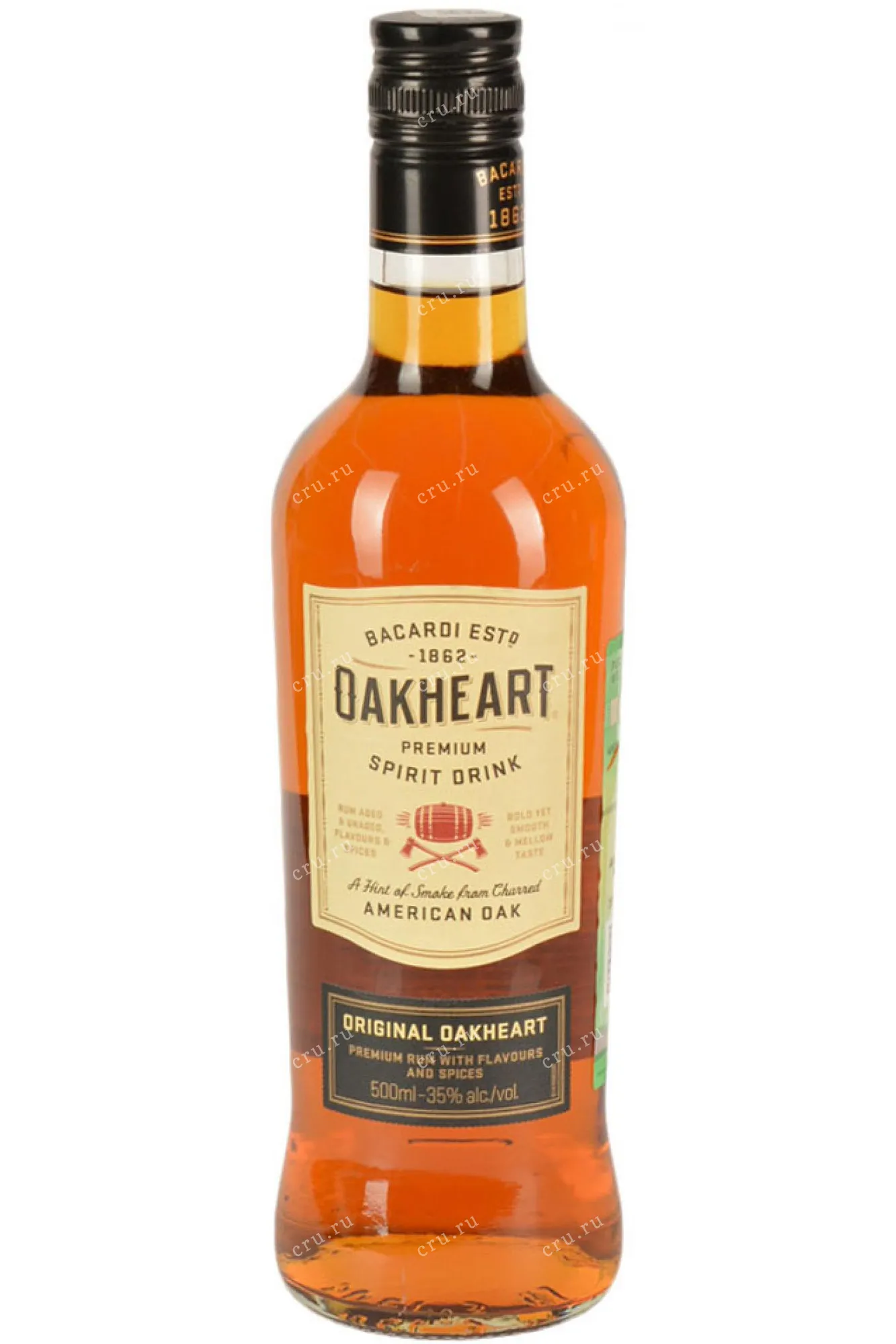 Фото — Ром Bacardi Oakheart  0.5 л