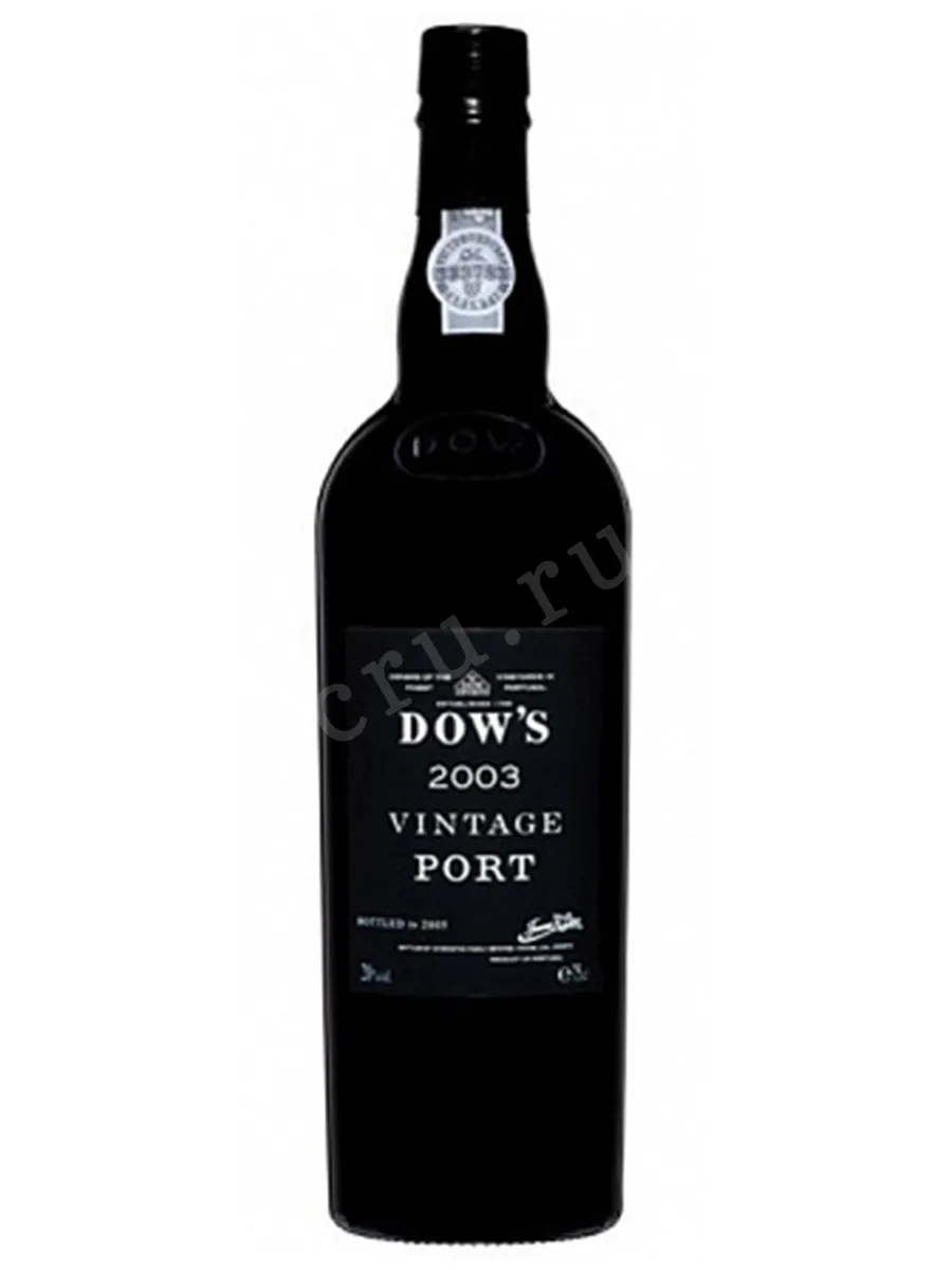 Фото — Портвейн Dows Vintage 2003 0.375 л