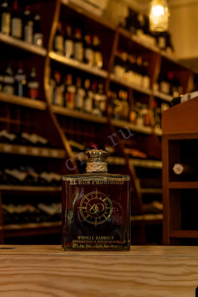 В магазине Крю Профи El Ron Prohibido XO in wooden barrel with 3 glasses 0.7 л