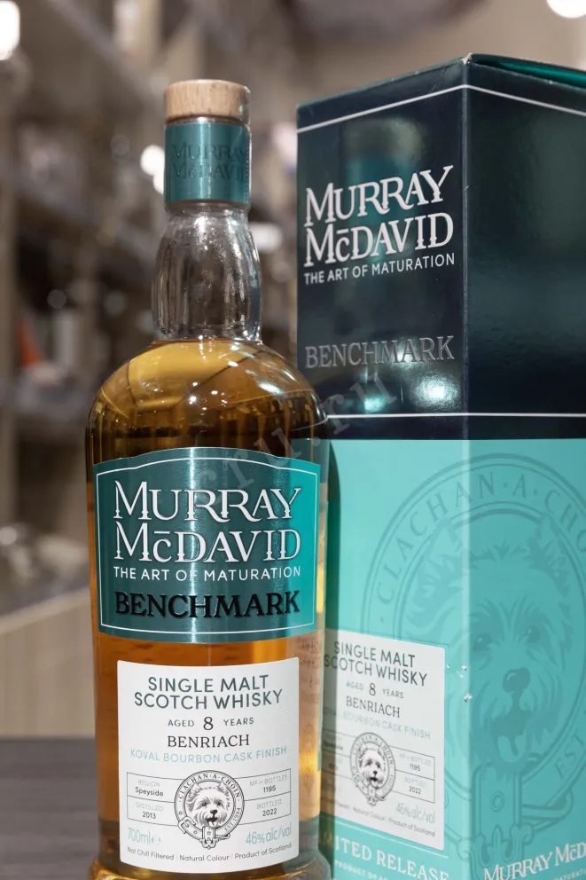 Подарочная коробка Murray McDavid Benchmark Benriach 8 Years Old