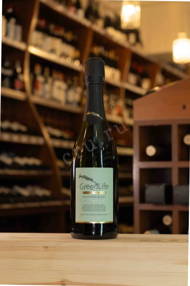 В магазине Крю Профи GreenLife Sauvignon Blanc Bubbles White Extra Brut 2024 0.75 л
