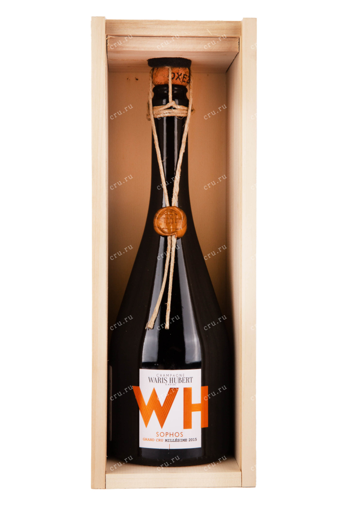 Игристое вино Игристое вино Софос Гран Крю Варис Юбер 2015 0.75 в деревянном ящике