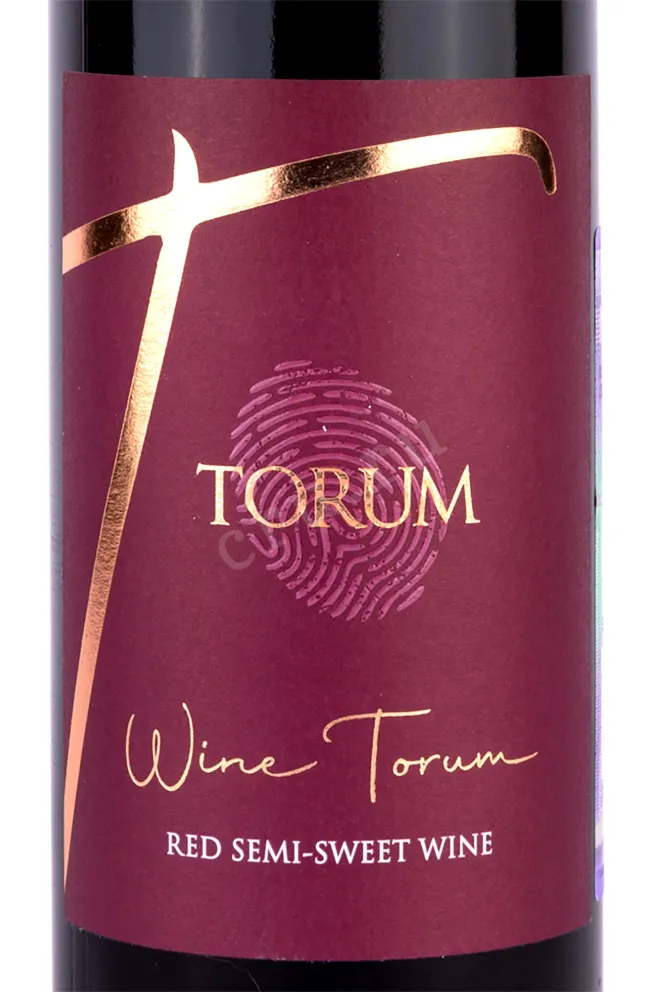 Этикетка Torum Red 2021 0.75 л