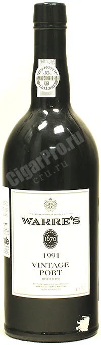 Портвейн Warres Vintage 1991 0.75 л
