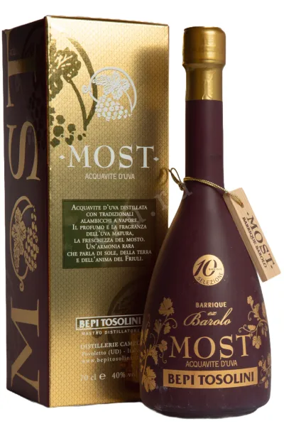 Дистиллят Bepi Tosolini Most Barrique ex Barolo in gift box  0.7 л