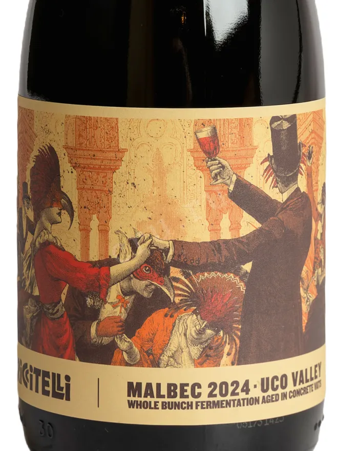 Этикетка Matias Riccitelli The Party Malbec 2024 0.75 л