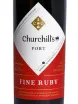 Этикетка Churchills Fine Ruby Port 2022 0.75 л