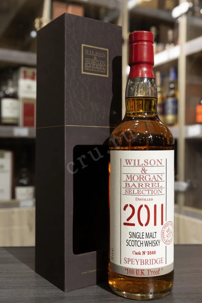 В магазине Крю Профи Wilson&Morgan Barrel Selection Speybridge 2011 Sherry Finish Oloroso in gift box 0.7 л
