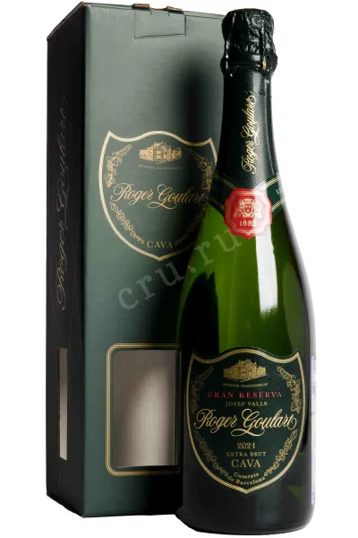 Игристое вино Roger Goulart Gran Reserva Josep Valls Cava in gift box 2021 0.75 л