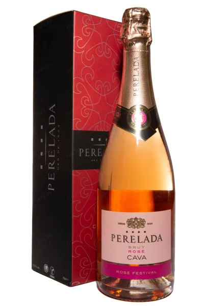 Игристое вино Cava Castillo Perelada Brut Rosado with gift box 2021 0.75 л