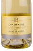 Этикетка игристого вина Forget-Brimont Blanc de Blancs Brut Premier Cru gift box 0.75 л