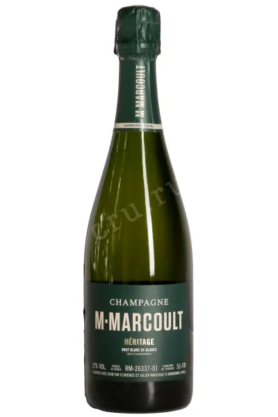 Шампанское  M. Marcoult Heritage Blanc de Blancs Parcellaire 2022 0.75 л