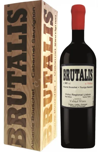 Вино Vidigal Vinho Brutalis Regional Lisboa in wooden box  0.75 л