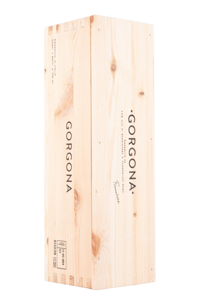 Подарочная коробка вина Gorgona Costa Toscana in wooden box 2018 0.75 л